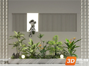 Mini Garden Skp Files 